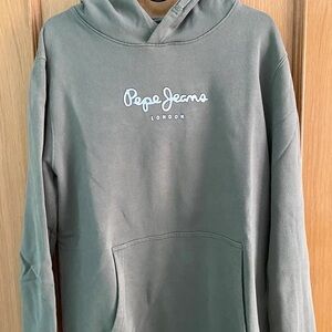 Pepe Jeans Men's Olive Hoodie